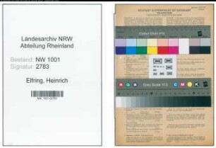 Entnazifizierung Heinrich Elfring, geb. 24.02.1905 (Arzt)