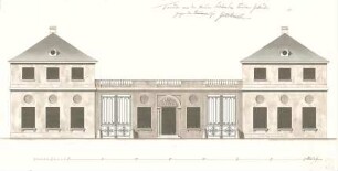 Gärtner, Andreas; Brunnengebäude - Aufriss