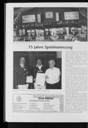 75 Jahre Spielmannszug