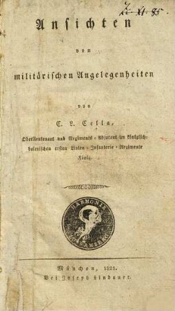 Ansichten von militärischen Angelegenheiten