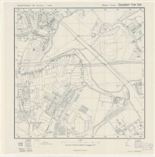 Eller- Süd, Deutsche Grundkarte, Blatt 113