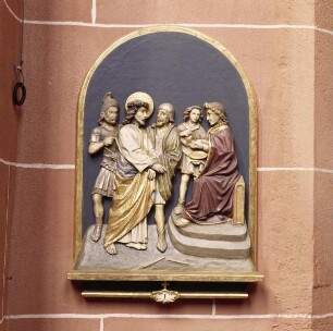 Kreuzweg mit 14 Stationen — 1. Station: Christus vor Pilatus