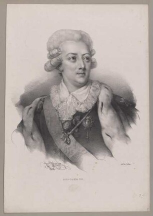 Bildnis des Gustave III., König von Schweden