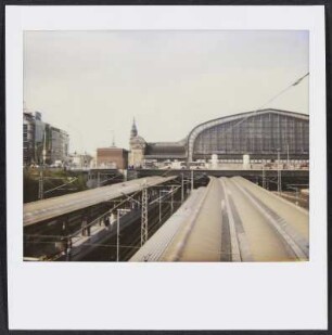 Blick auf den Hauptbahnhof Hamburg