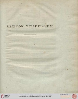 Lexicon Vitruvianum