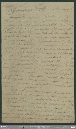 Eigenh. Briefabschrift von Friedrich Gottlieb Welcker an Heinrich Eberhard Gottlob Paulus, Bonn, 02.05.o.J.