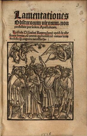Lamentationes obscurorum virorum, non prohibite per sedem Apostolicam