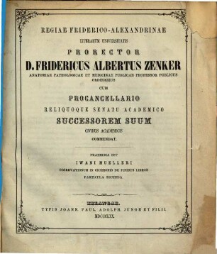 Observationes in Ciceronis De finibus libros, Particula secunda. Observationum in Ciceronis De finibus libros