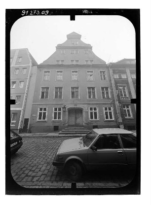 Stralsund-Altstadt, Semlowerstraße 18. Wohnhaus (1. H. 18. Jh). Straßenfront