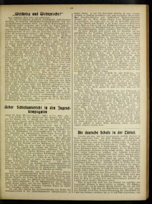 "Weltkrieg und Weltsprache!"