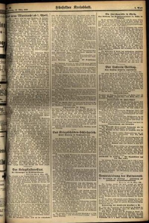 Zweite Ausgabe vom Donnerstag, den 22. März 1928.
