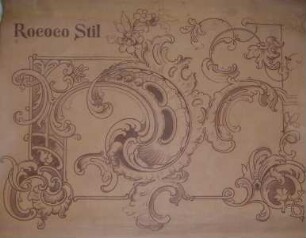 Ornamente Rococo Stil