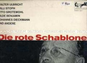 Tonaufnahmen aus der DDR, Plattenhülle