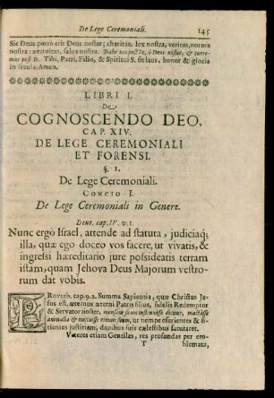 Cap. XIV. De Lege Ceremoniali Et Forensi.