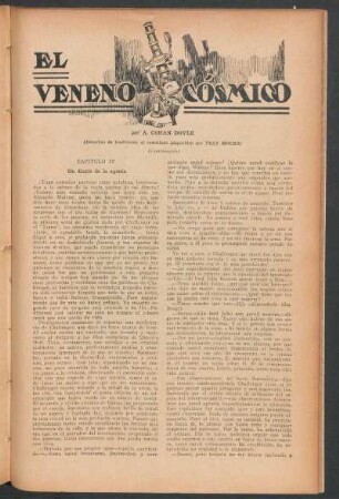 El veneno cósmico : (Derechos de traducción al castellano adquiridos por Fray Mocho) - (Continuación)