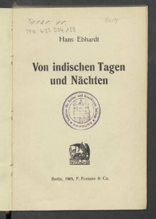 Von indischen Tagen und Nächten
