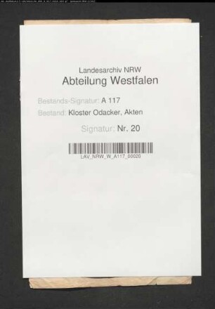 Klage des Klosters Odacker über Behinderung der Schweinemast durch die Stadt Hirschberg.