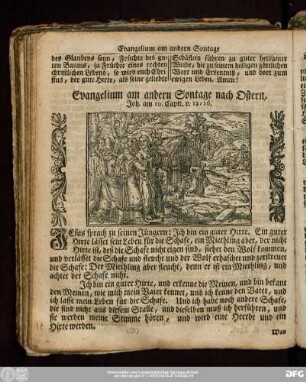Evangelium am andern Sontage nach Ostern, Joh. am 10. Capit. v. 12-16.