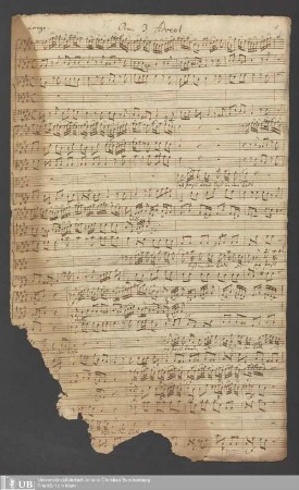 Ms. Ff. Mus. 1329 - Am 3 Advent