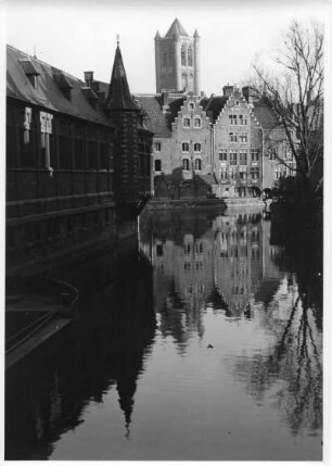 Gracht, Brügge, Flandern, Belgien