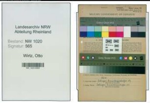 Entnazifizierung Otto Wirtz , geb. 02.05.1890 (Gastwirt)
