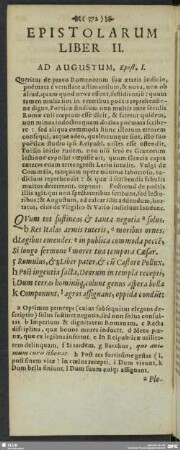 Epistolarum Liber II.