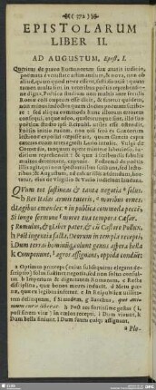 Epistolarum Liber II.