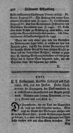Abhandlung von den Pocken. T.1.