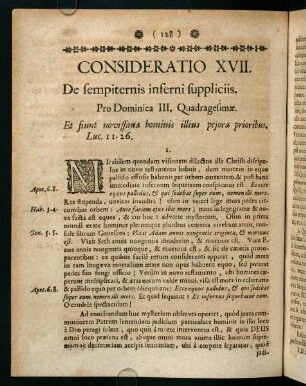 128-135, Consideratio XVII.