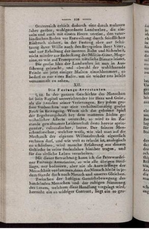XII. Die Festungs-Arrestanten