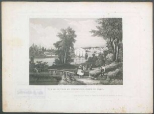 Vue de la Ville de Wiesbaden, prise du Parc