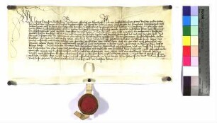 Graf Ludwig zu Helfenstein bescheinigt Bürgermeister und Rat zu Ulm den Rückempfang von den 450 hinterlegten Gulden (s. Bü 464).