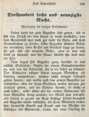 Dreihundert sechs und neunzigste Nacht