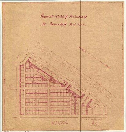 Grundstück Südwestkirchhof Teilansicht