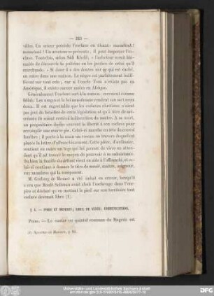 § 4. — Poids Et Mesures; Lieux De Vente; Communications.