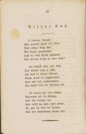 Blinde Kuh.
