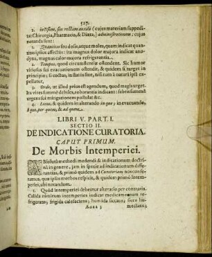 Sectio II. De Indicatione Curatoria.