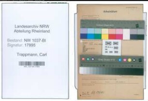 Entnazifizierung Carl Trappmann , geb. 12.03.1903 (Arzt)