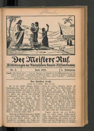 Nr. 3. Juni 1913.