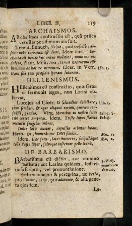 159-166, Archaismos. Archaismos construcio est, qua ...