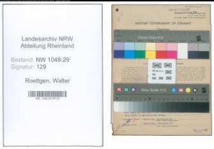 Entnazifizierung Walter Roettgen , geb. 22.09.1906 (Beamter)