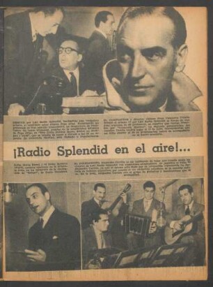¡Radio Splendid en el aire!...