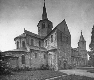 Hildesheim, St. Godehard, ehem. Benediktiner-Klosterkirche, von Nordosten
