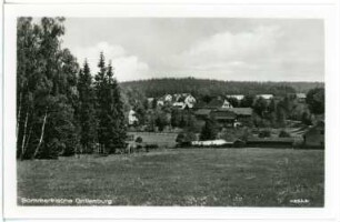 Grillenburg. Blick auf Grillenburg