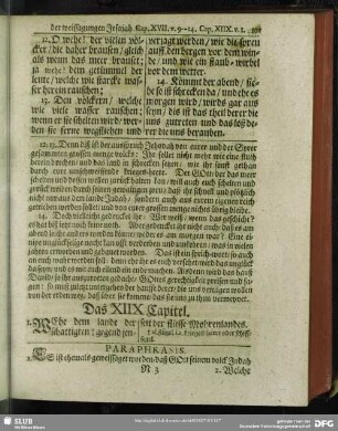 Das XIIX Capitel