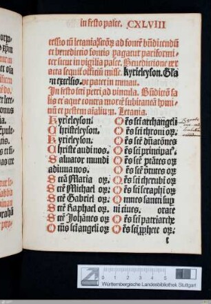 Benedictio salis et aque in festo sancti petri ad vincula