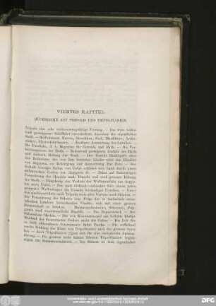 Viertes Kapitel. Rückblicke Auf Tripolis Und Tripolitanien.