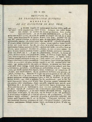 125-280, Articulus II. De Pragmatologia Divortii.