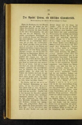 ¬Der¬ Apostel Petrus, ein biblisches Charakterbild : Konferenzvortrag