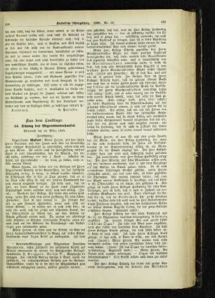 44. Sitzung des Abgeordnetenhauses : (Fortsetzung) ; aus dem Landtage